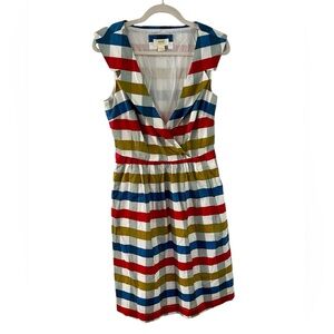 Anthropologie Maeve cricket club plaid collared shirt dress